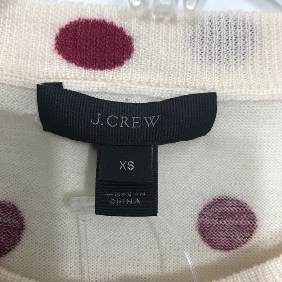 J Crew Jackie Sequin Polka Dot Cardigan NWT - Picture 3 of 4